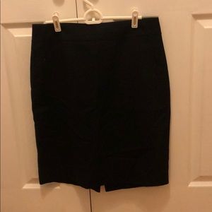 Jcrew size 8 navy blue pencil midi skirt